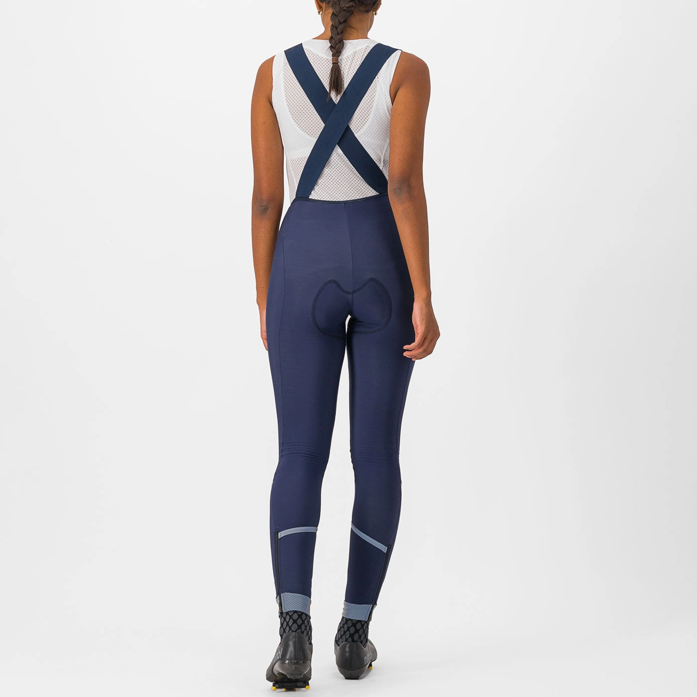 Castelli Velocissima DT women bib tight - Dark blue