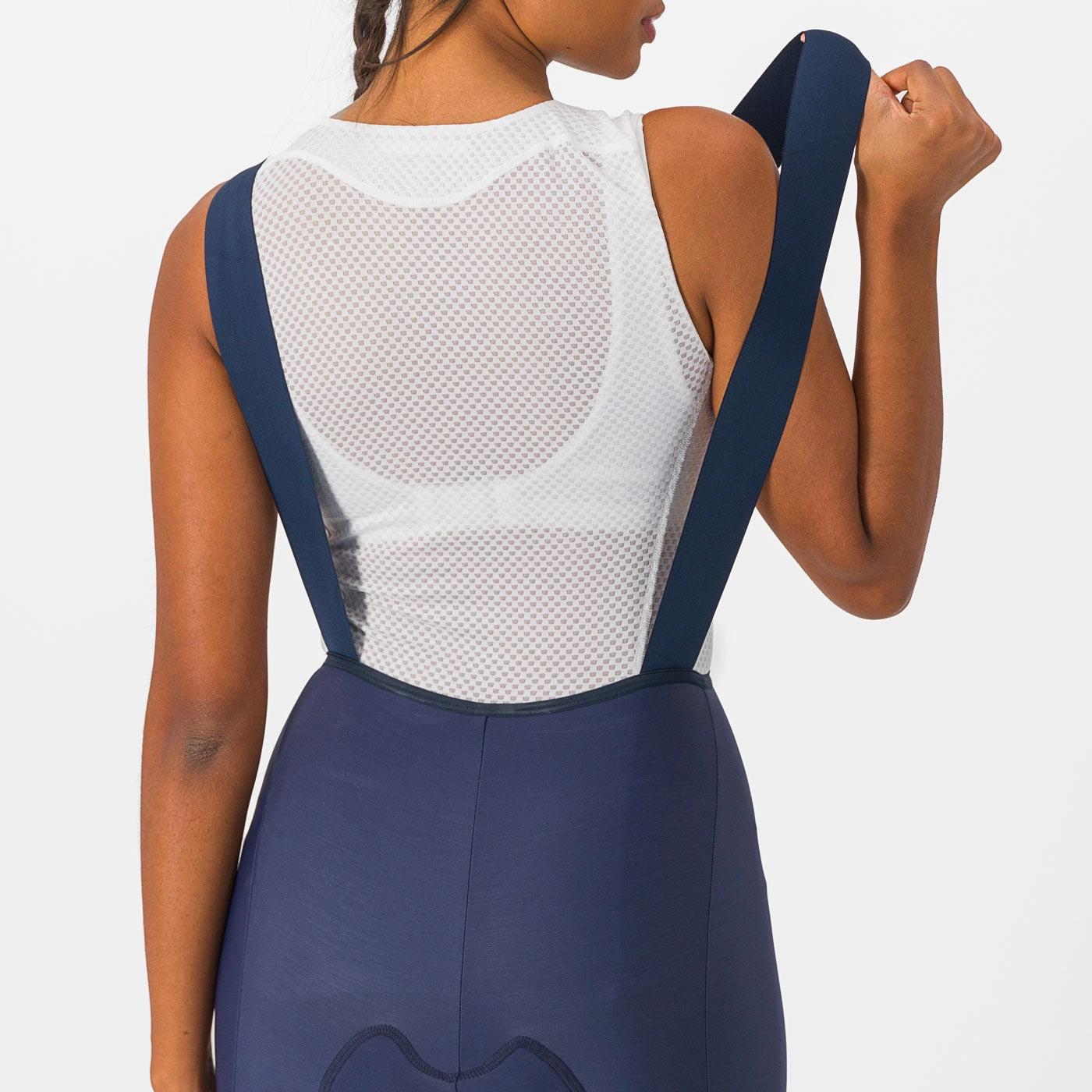 Castelli Velocissima DT women bib tight - Dark blue