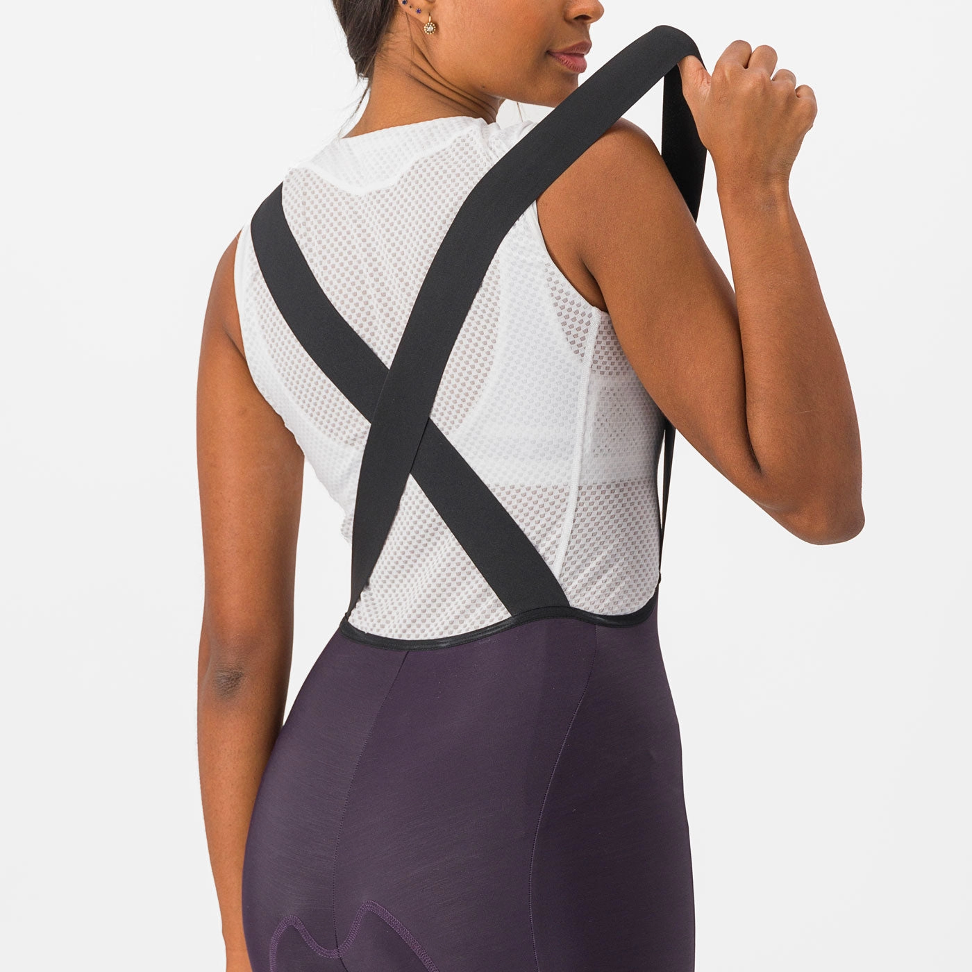 Castelli Velocissima DT women bib tight - Violet