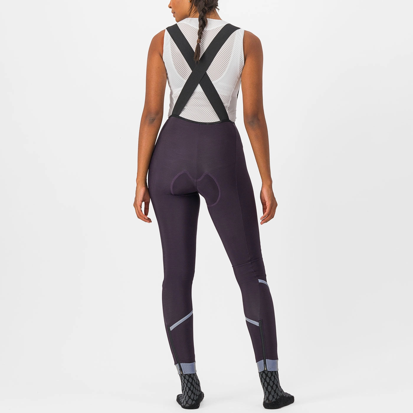 Castelli Velocissima DT women bib tight - Violet