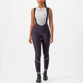 Castelli Velocissima DT women bib tight - Violet