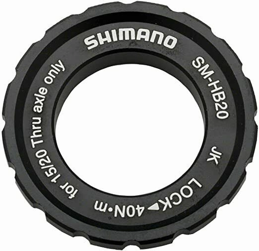Centerlock Rotor Lock-Ring Shimano SM-HB20 For 15mm / 20mm Through-Axle Hubs