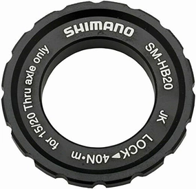 Centerlock Rotor Lock-Ring Shimano SM-HB20 For 15mm / 20mm Through-Axle Hubs