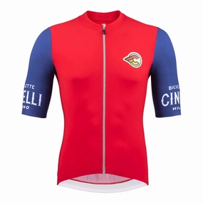 Cinelli Supercorsa jersey - Red blue