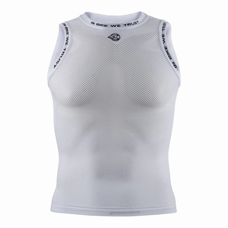 Cinelli Tempo sleeveless underwear jersey - White black