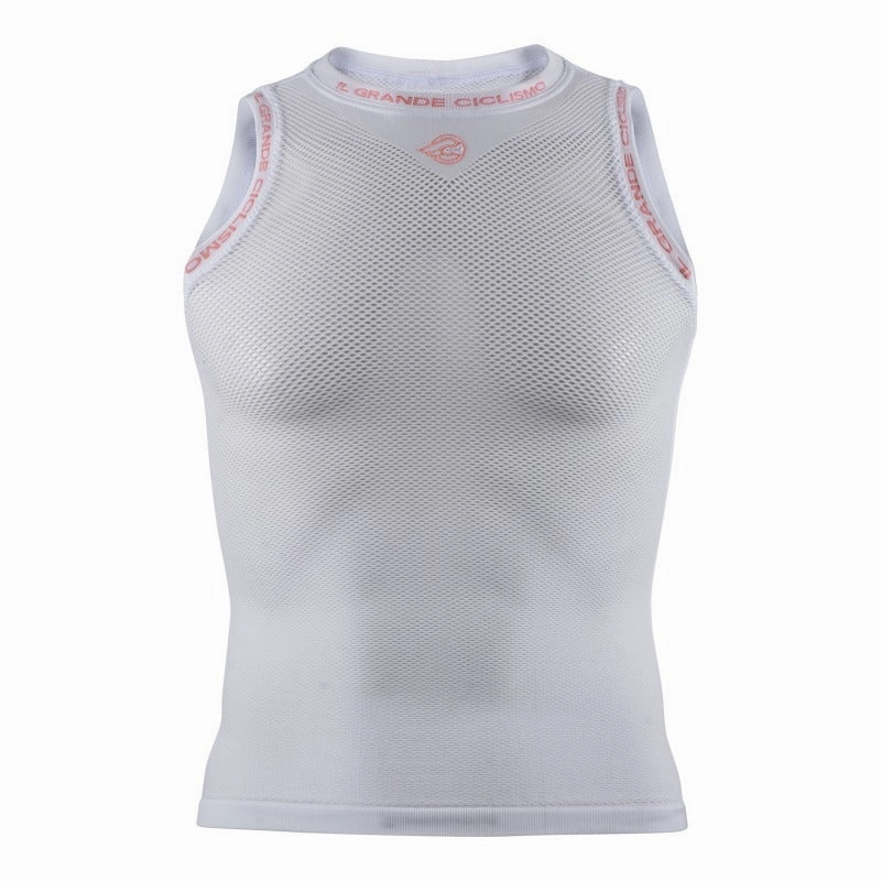 Cinelli Tempo sleeveless underwear jersey - White pink