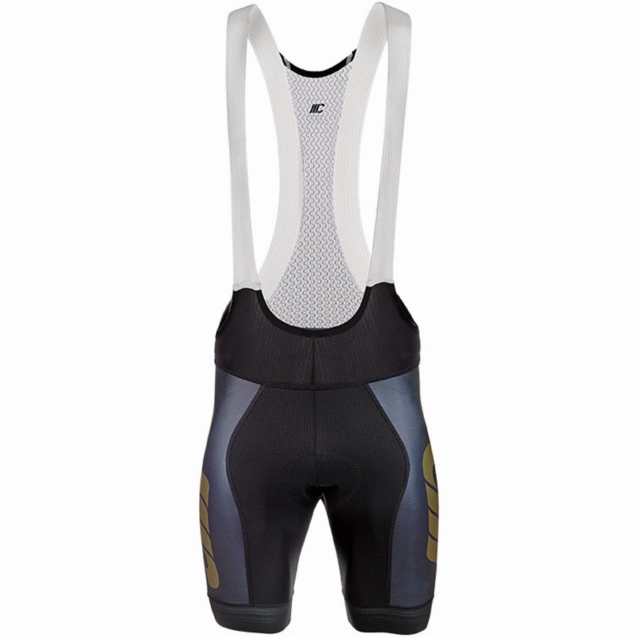 Cipollini Prestige bib shorts - Black gold