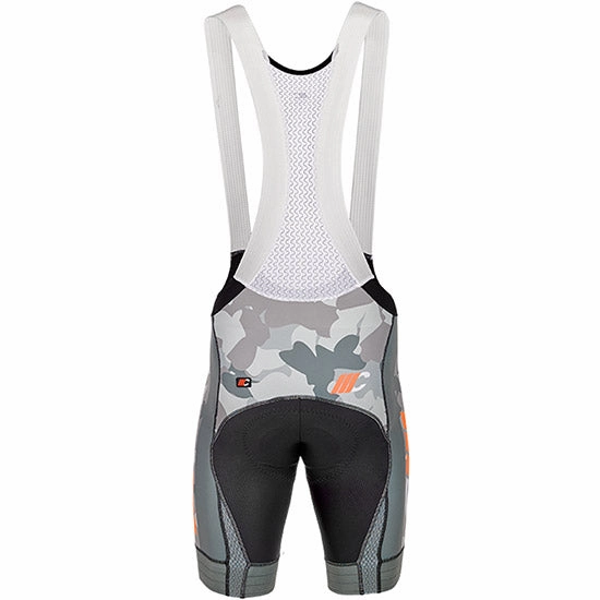 Cipollini Prestige Camo bib shorts - Grey orange