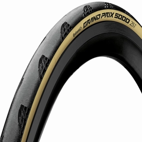 Continental GP 5000 clincher 25C - Cream