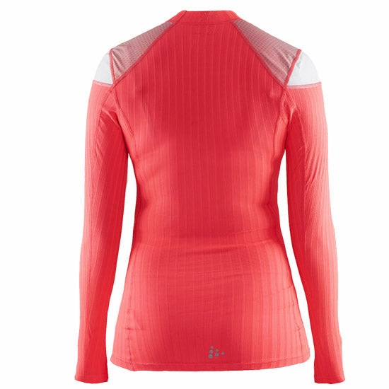 Craft Active Extreme 2.0 brilliant WS L/S Base Layer Woman Jersey - Red Silver