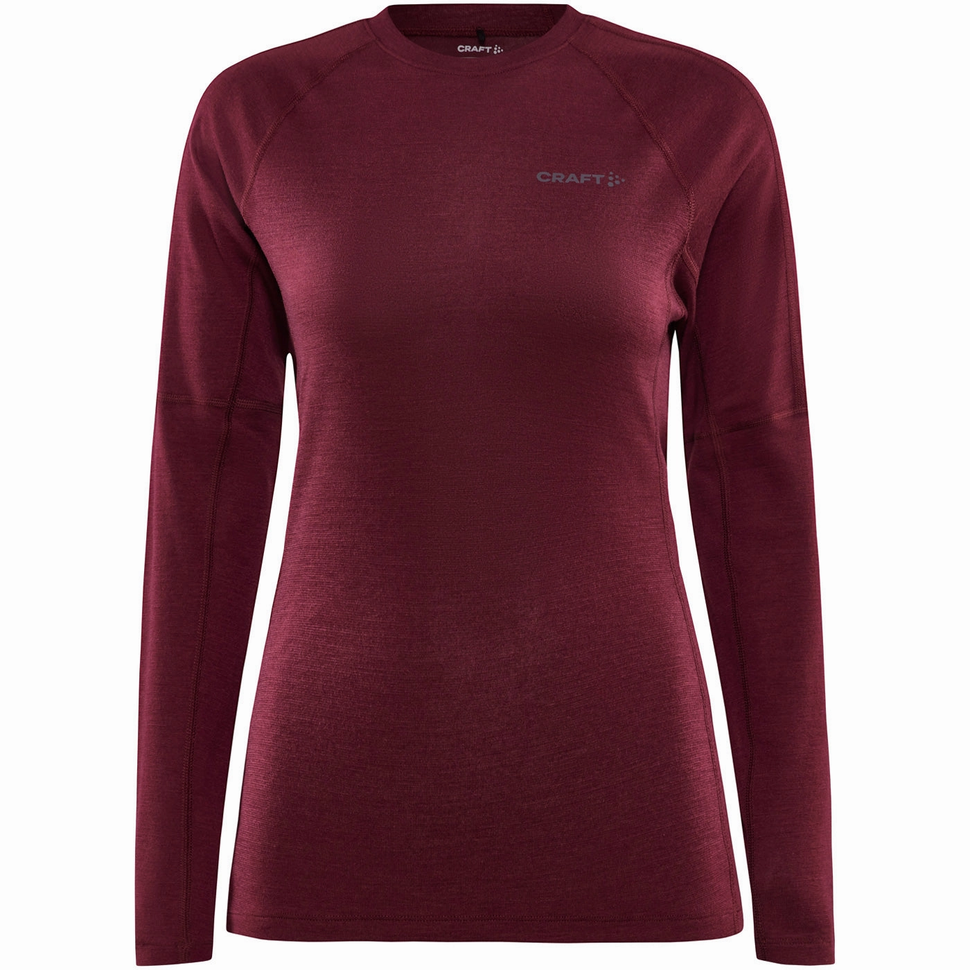 Craft ADV Wool Merino RN LS W woman long sleeve woman base layer - Red