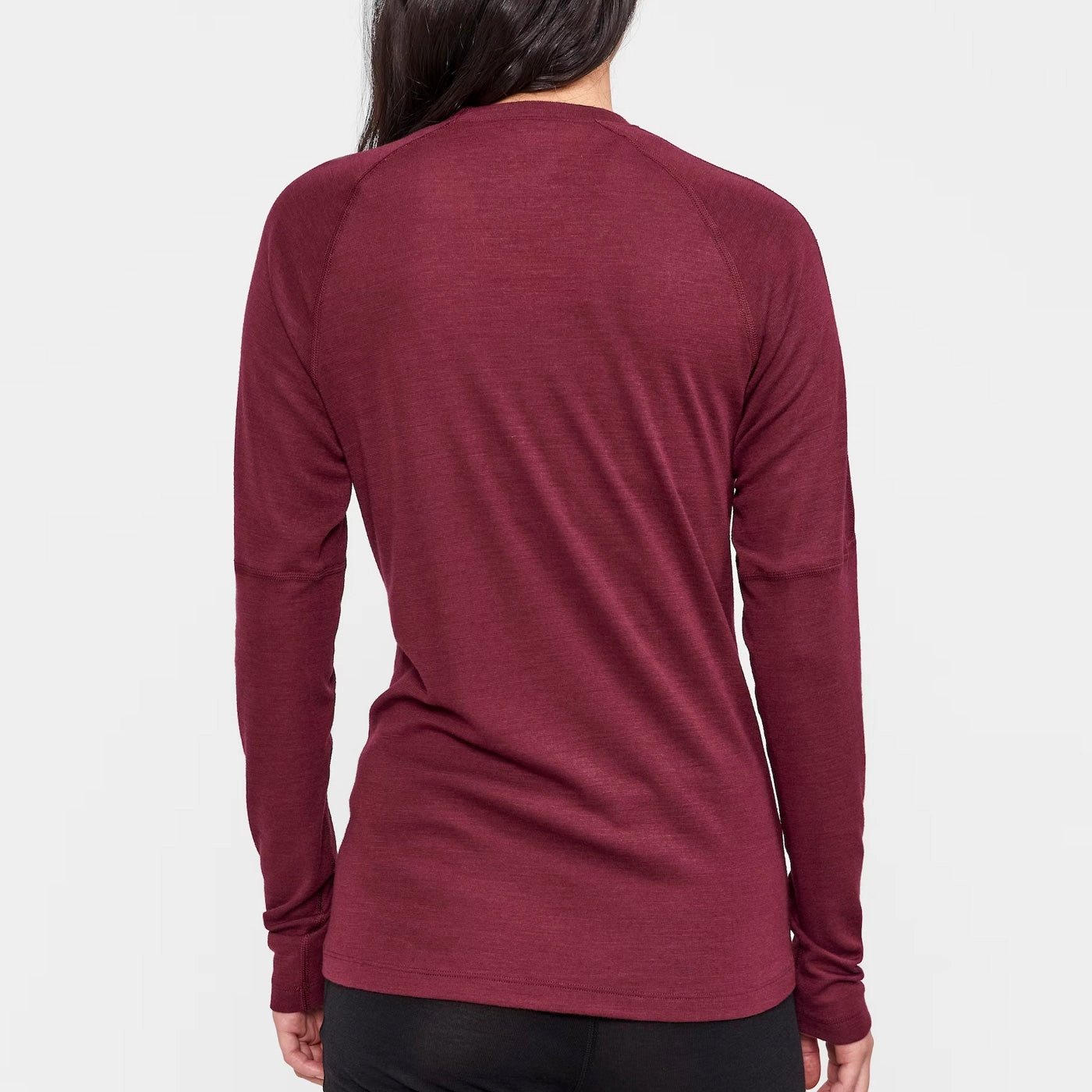 Craft ADV Wool Merino RN LS W woman long sleeve woman base layer - Red