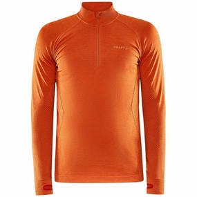 Craft Core Dry Active Comfort HZ long sleeve base layer - Orange 
