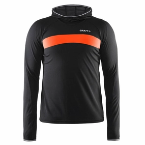 Craft Escape long sleeve jersey - Black orange