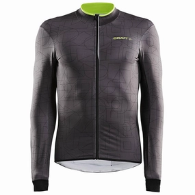 Craft Reel Thermal M long sleeves jersey - Black green