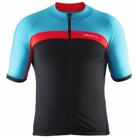 Craft Velo Jersey - Black Red Blue
