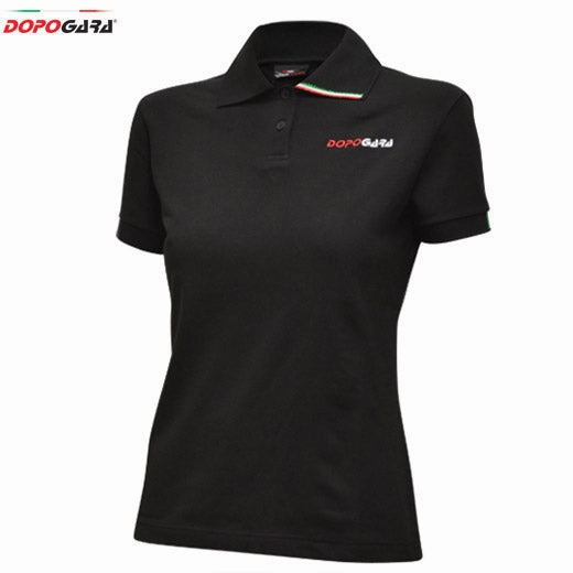 Dopogara Woman Polo - Black