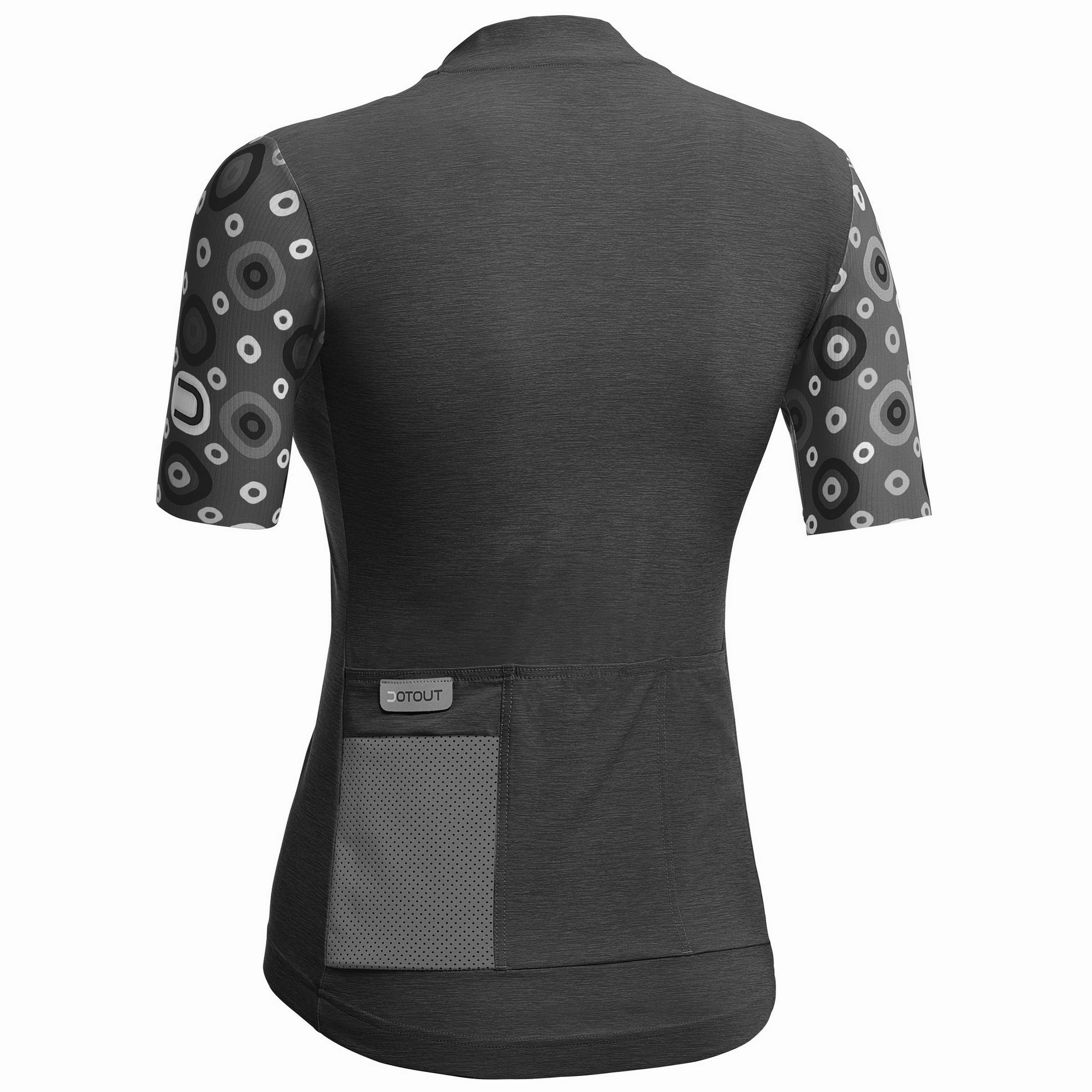 Dotout Check women jersey - Dark gray