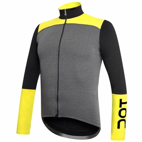 Dotout Futura LS Jersey - Grey Yellow