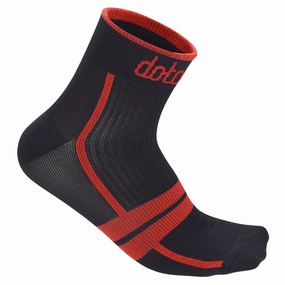 DotOut Heritage 13 socks - Black Red