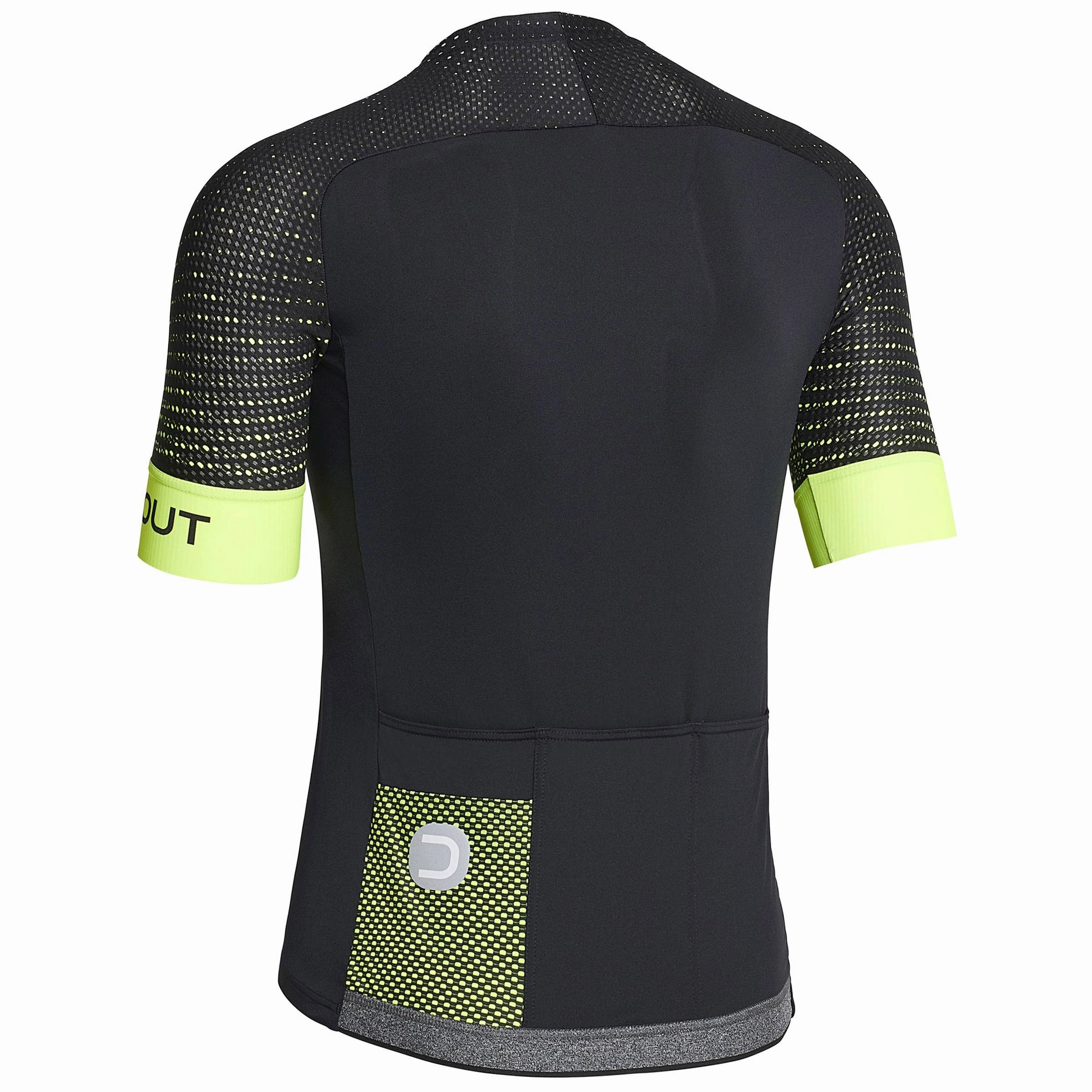 Dotout Hybrid jersey - Black yellow