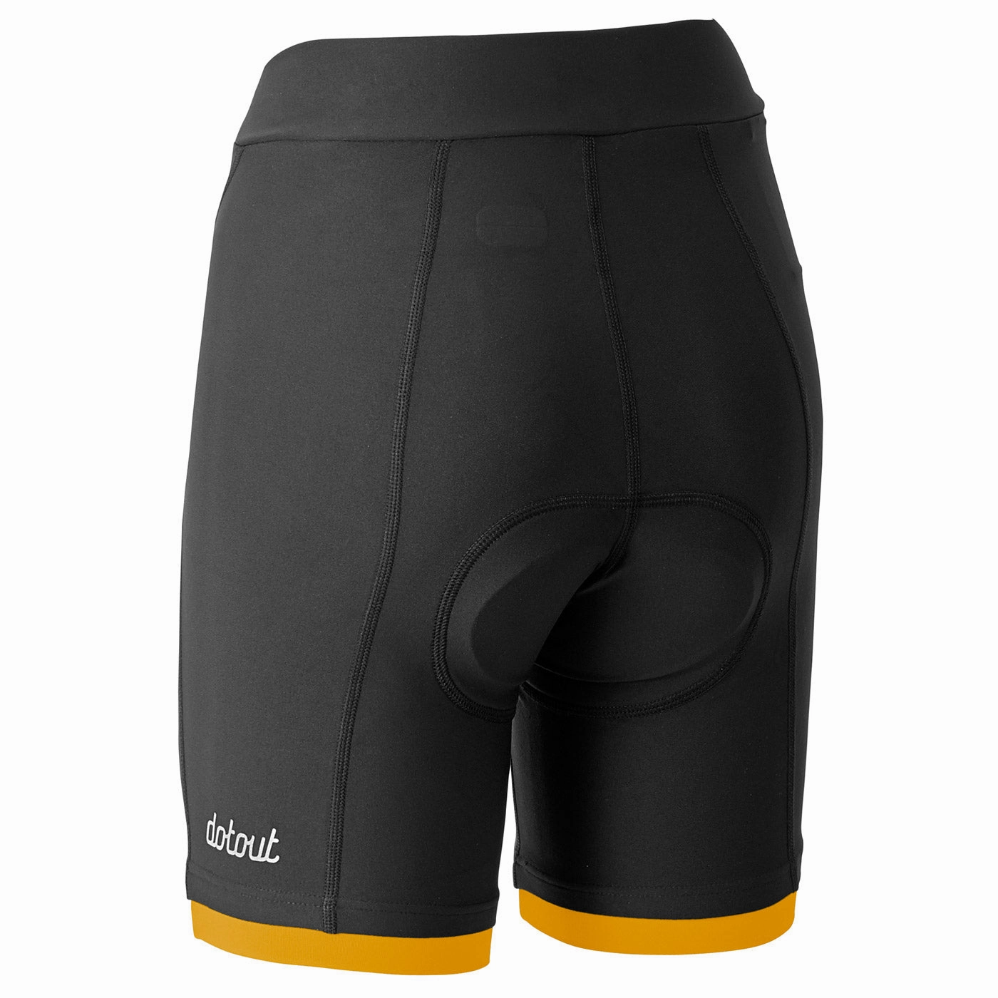 Dotout Instinct woman short - Black yellow