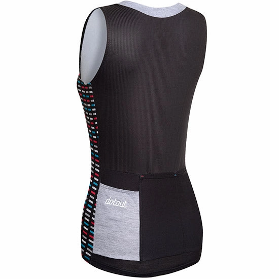 DotOut Liberty woman's top - Black multicolor