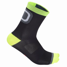DotOut Logo 13 socks - Black Yellow