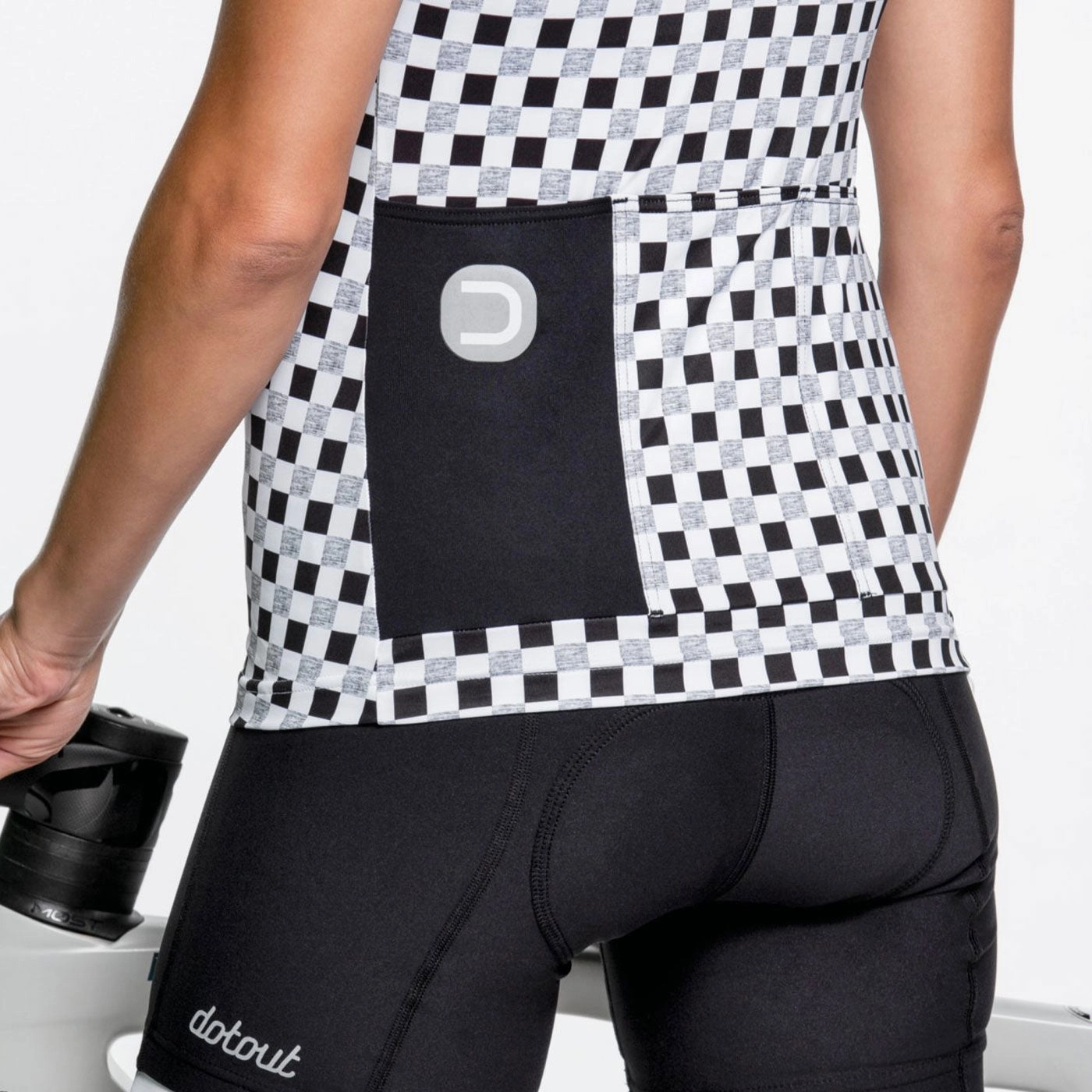 Dotout Square woman top - Black