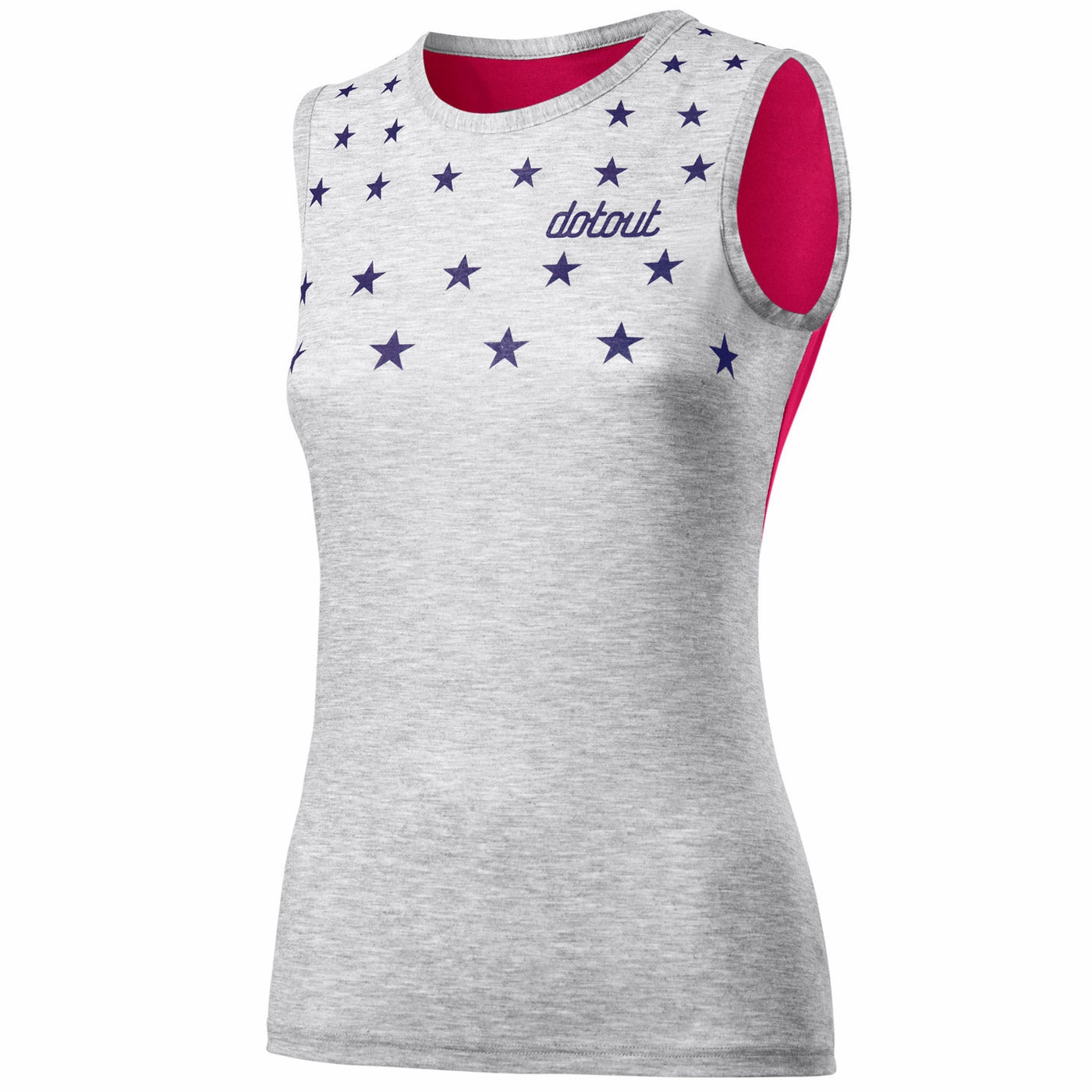 Dotout Stars Muscle woman sleeveless T-shirt - Fuchsia