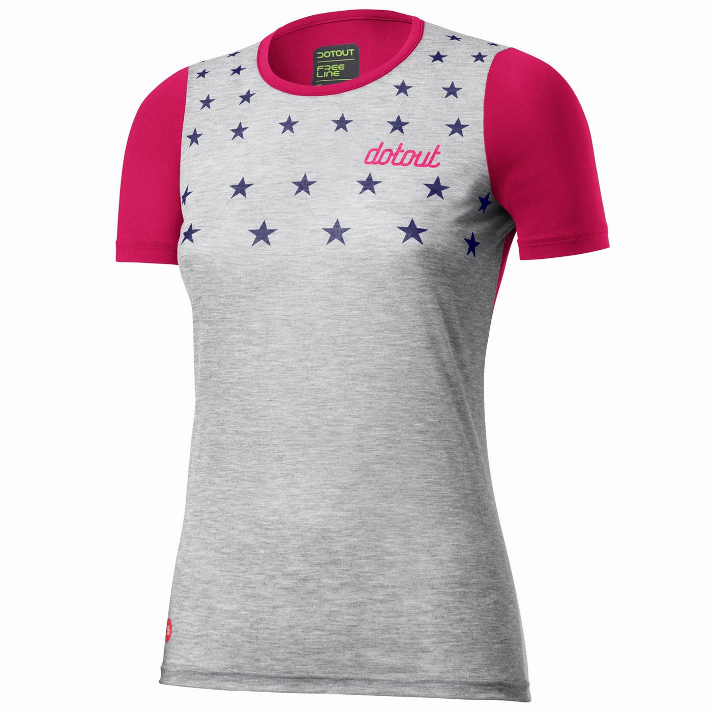 Dotout Stars woman T-shirt - Fuchsia