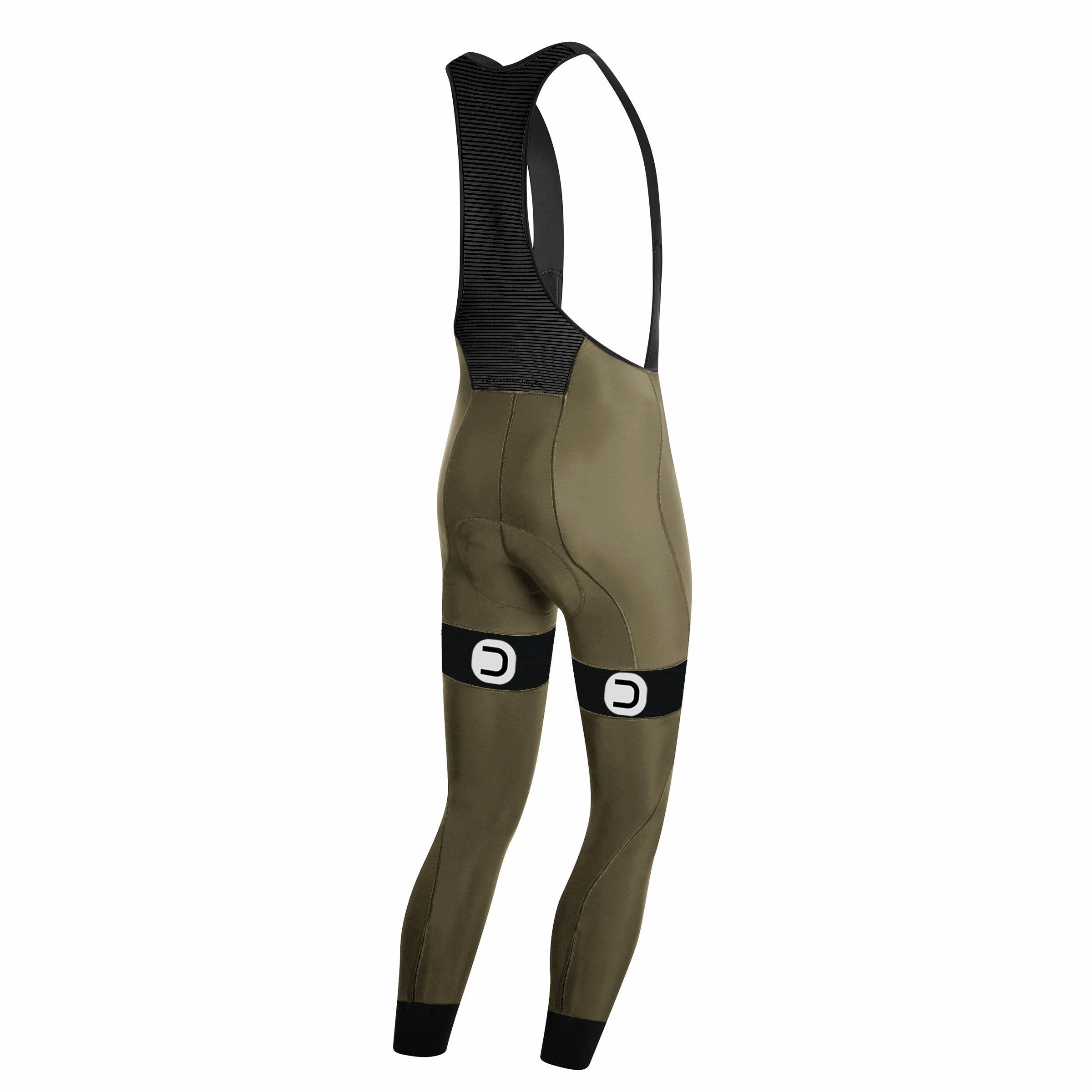 Dotout Stripe bibtights - Green