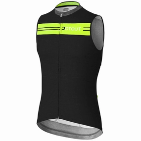 Dotout Stripe sleeveless jersey - Black yellow