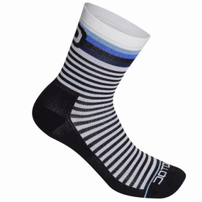 Dotout Stripe Socks - Black-Grey 