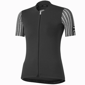 Dotout Stripe woman jersey - Black grey