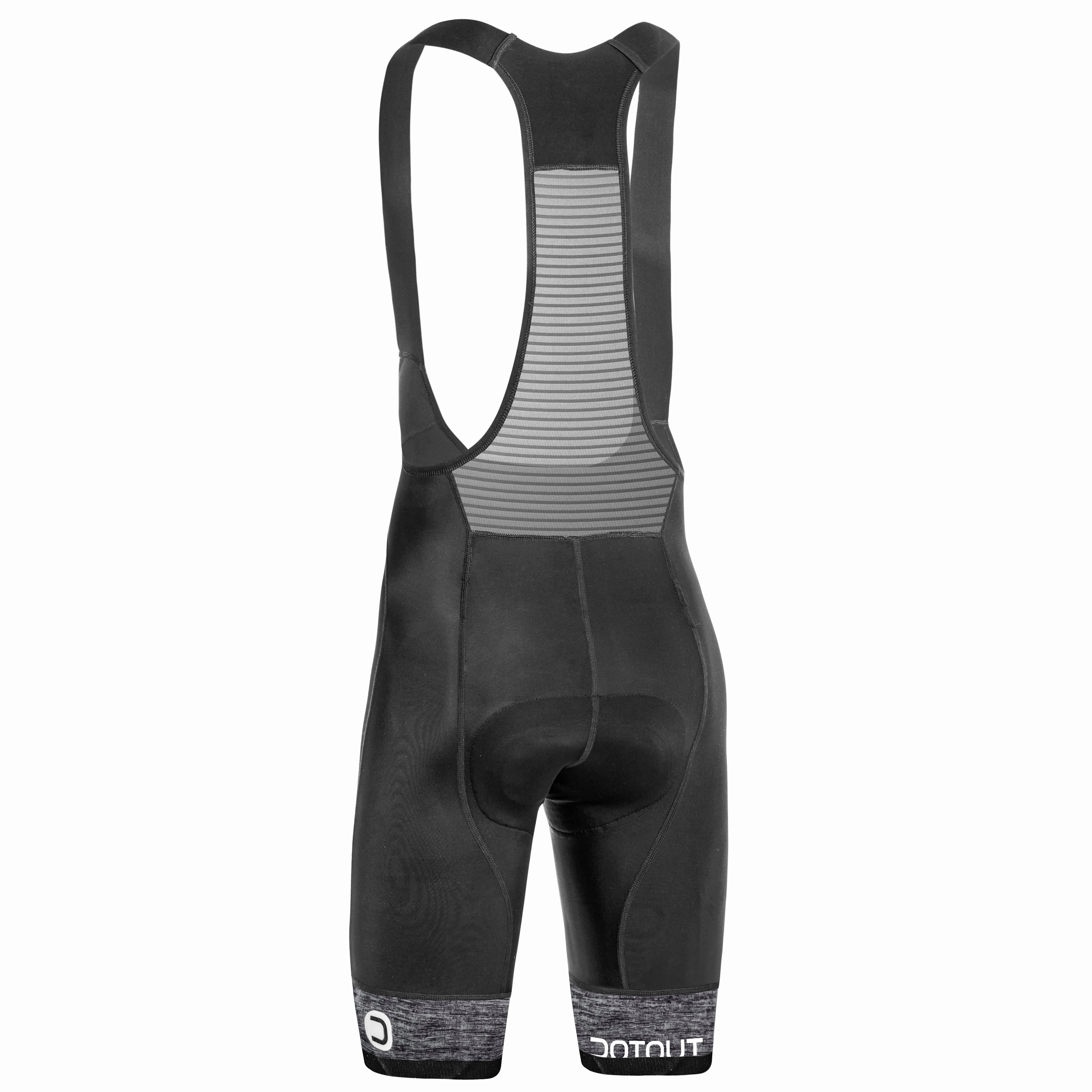 Dotout Team 2.0 bib shorts - Black dark gray