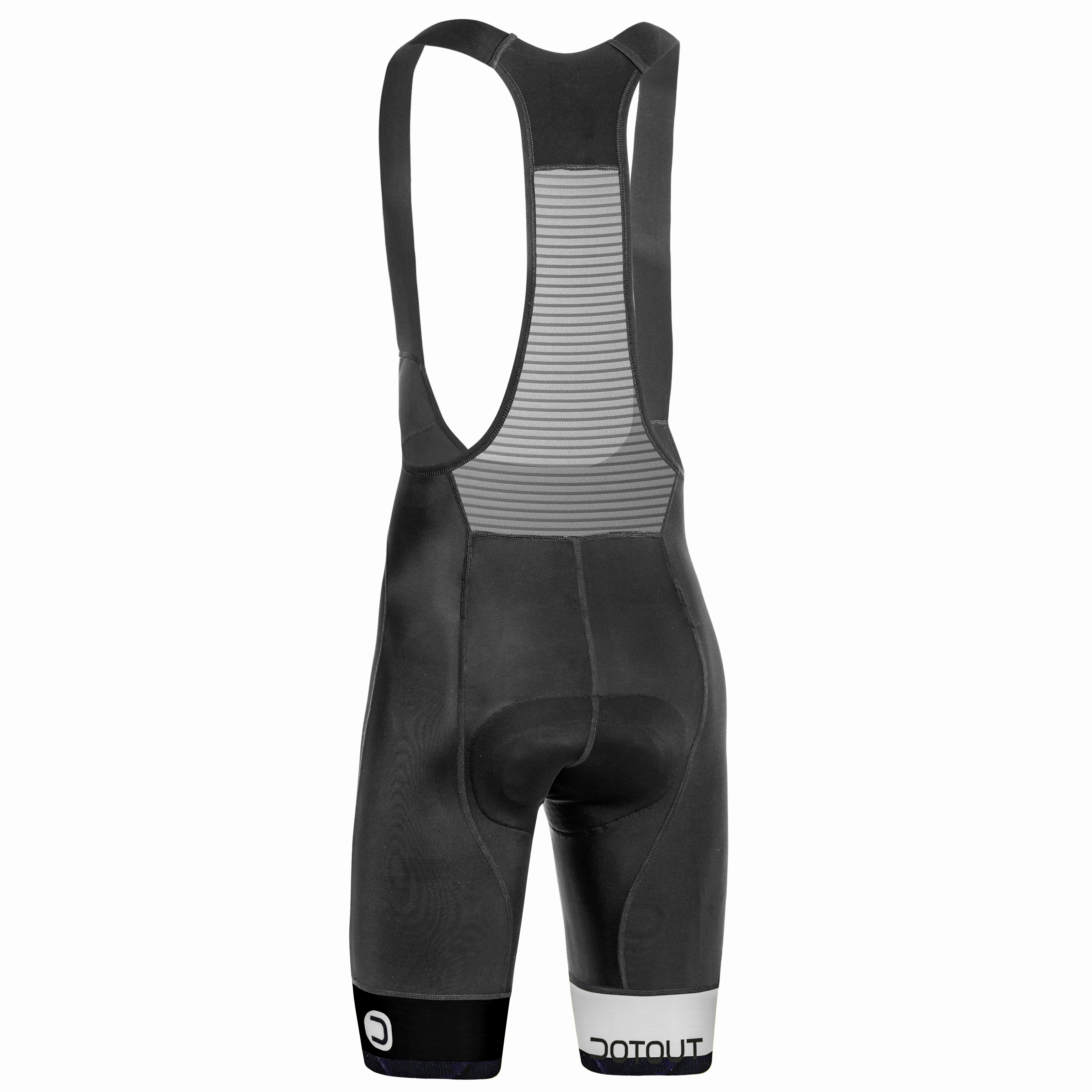 Dotout Team 2.0 bib shorts - Black light gray