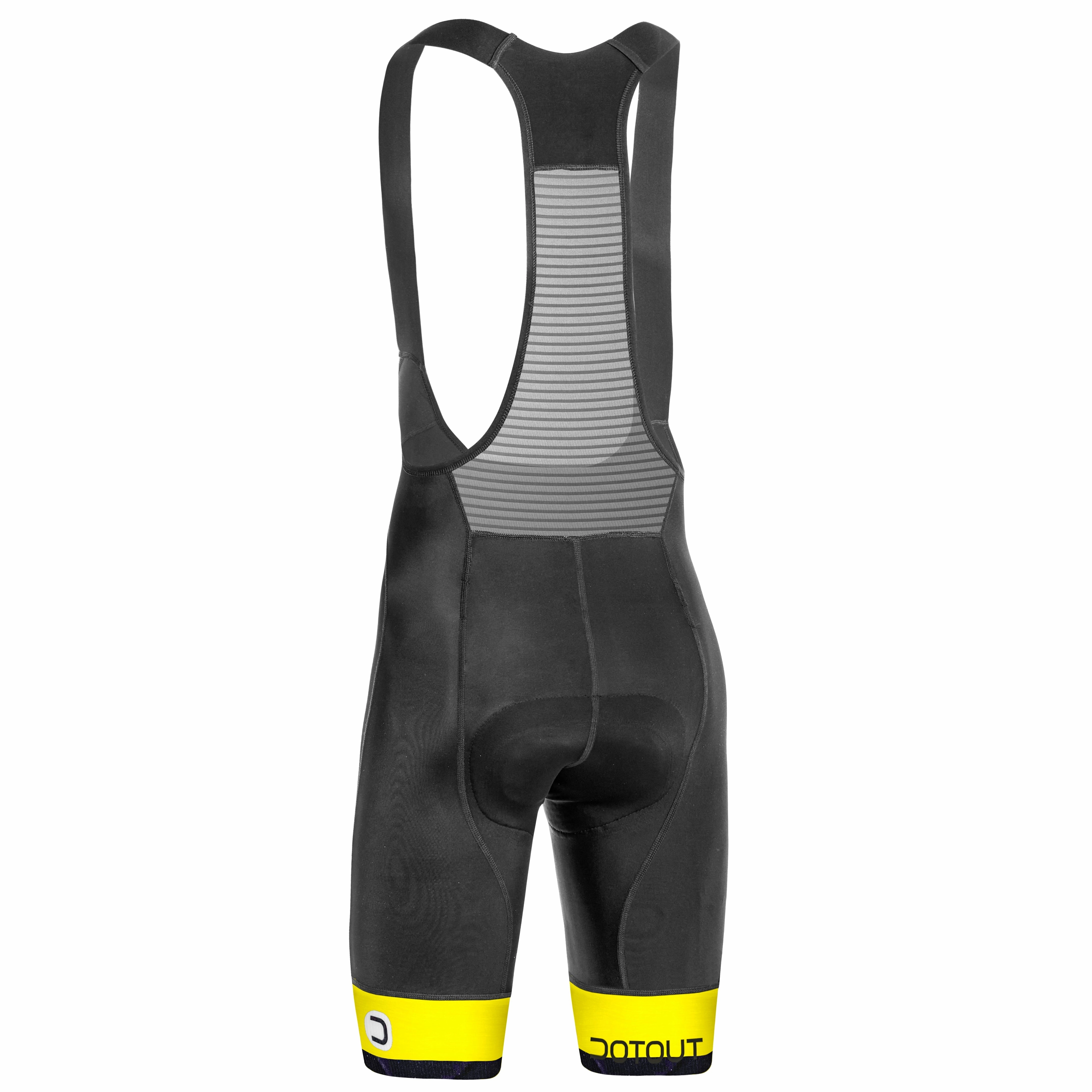 Dotout Team 2.0 bib shorts - Black yellow