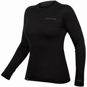 Endura BaaBaa Blend women long sleeve base layer - Black