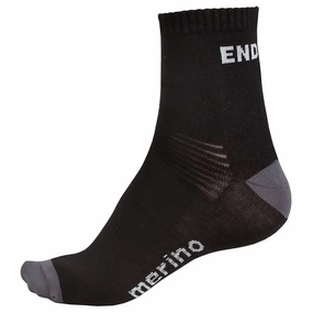 Endura Baabaa Merino Twin Pack socks - Black