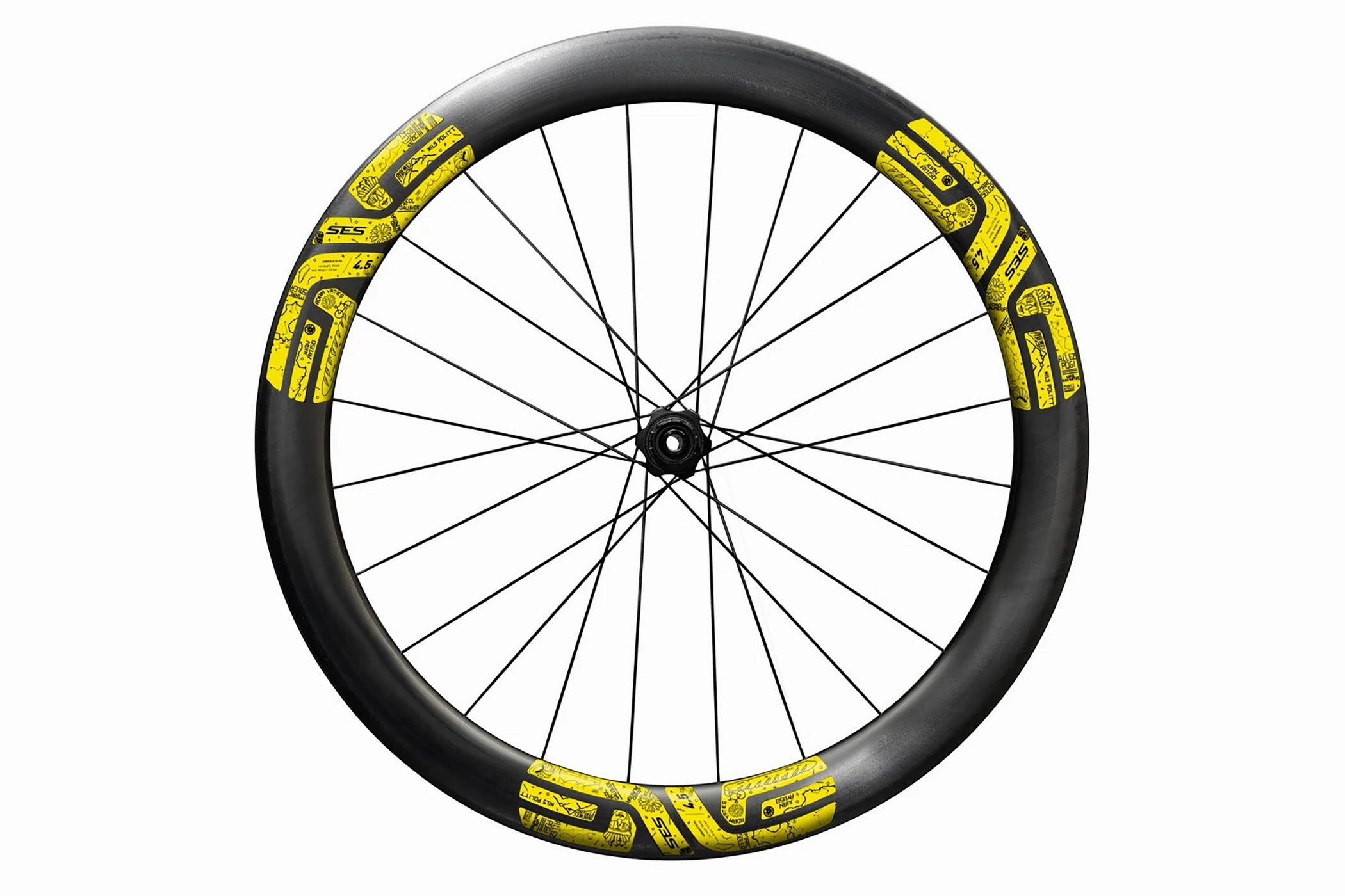 ENVE SES 4.5 Carbon Tubeless 700c Rear Wheel - 2024 Tour De France Edition