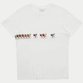 Erstwhile Tete de la Course 90S T-Shirt - White
