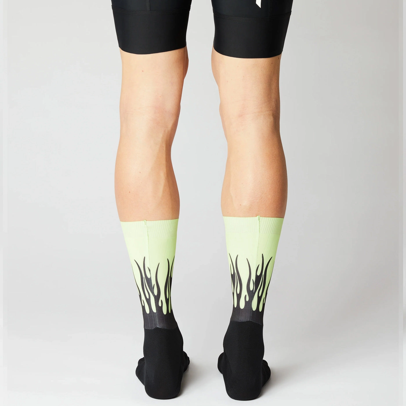 Fingerscrossed Aero Flame Socks - Black green 