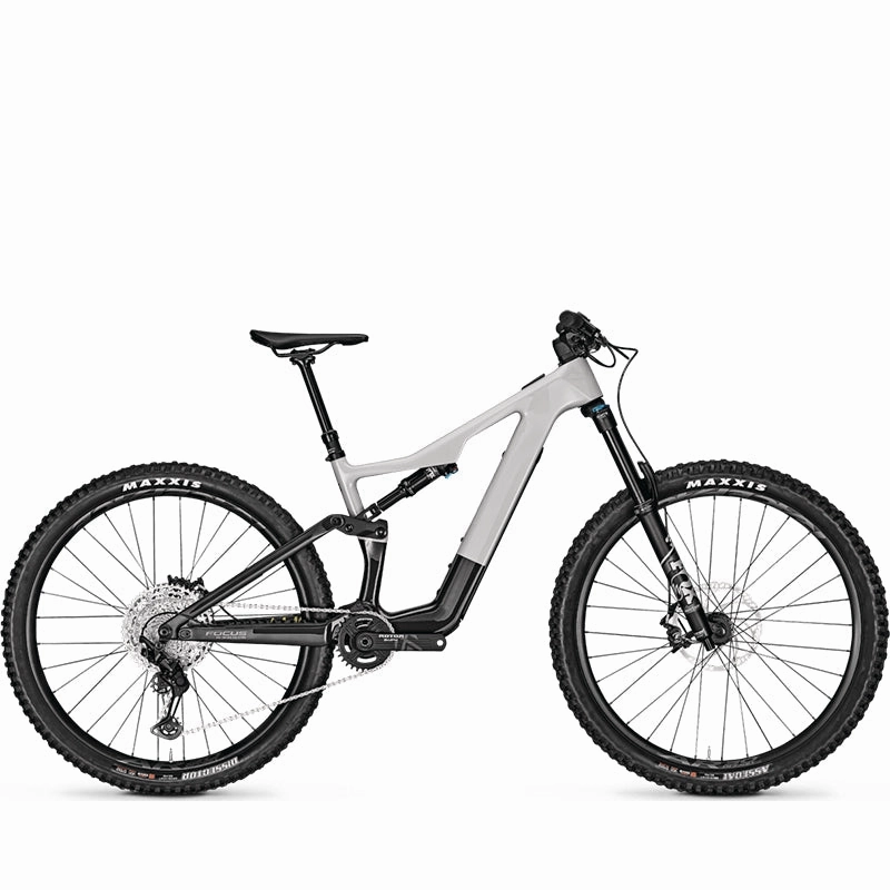 Focus JAM2 SL 8.8 Electric Mountain Bike - Light Grey / Carbon Raw