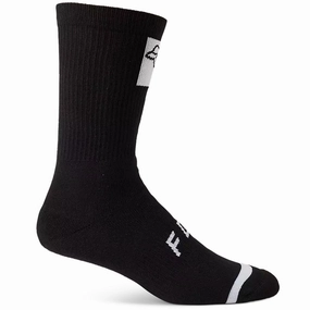 Fox Defend Crew 8 socks - Black