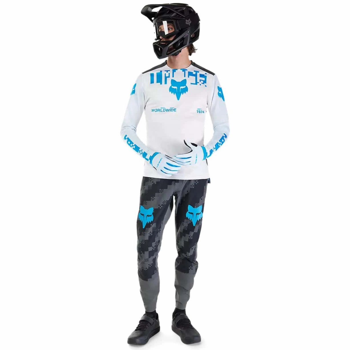 Fox Ranger Digi Image long sleeves jersey - White
