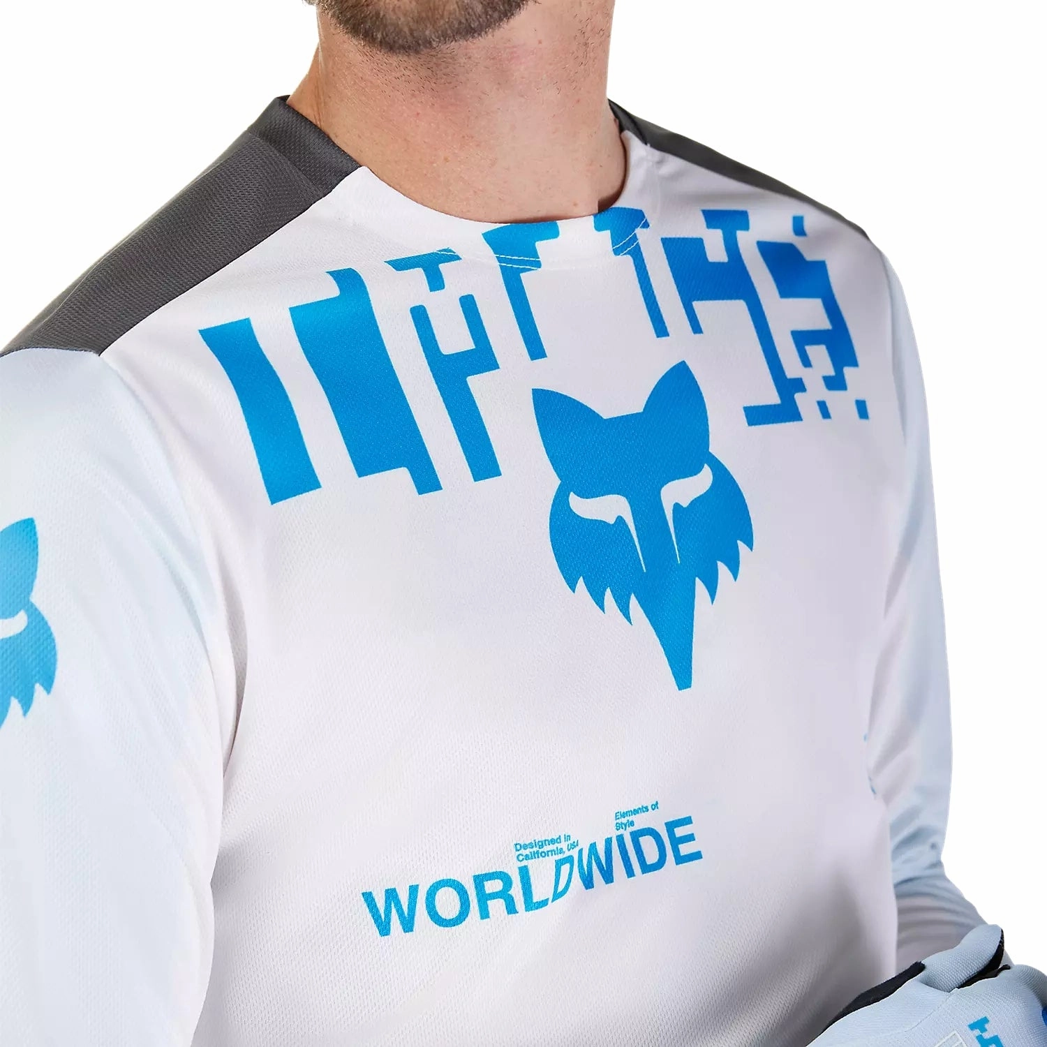 Fox Ranger Digi Image long sleeves jersey - White