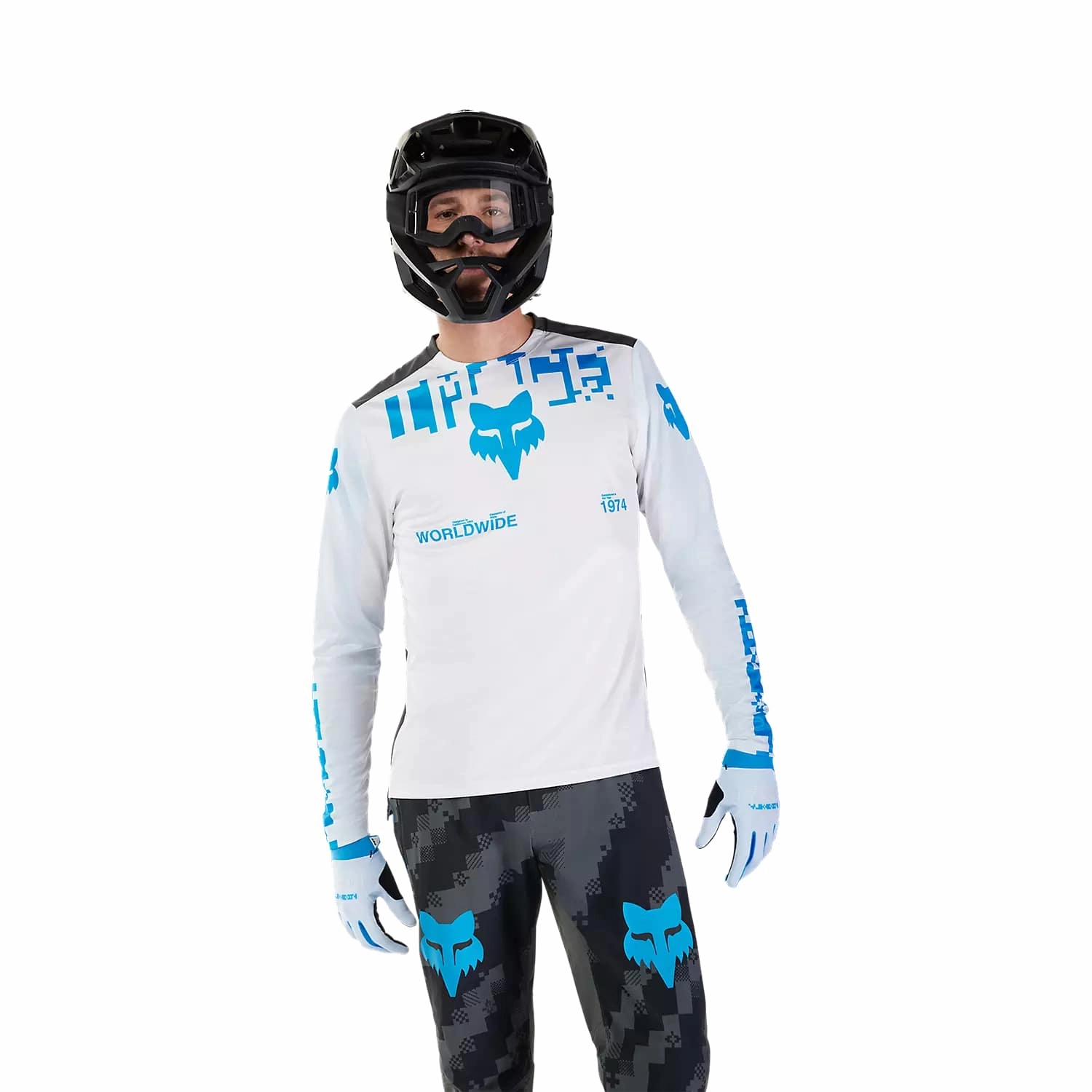 Fox Ranger Digi Image long sleeves jersey - White