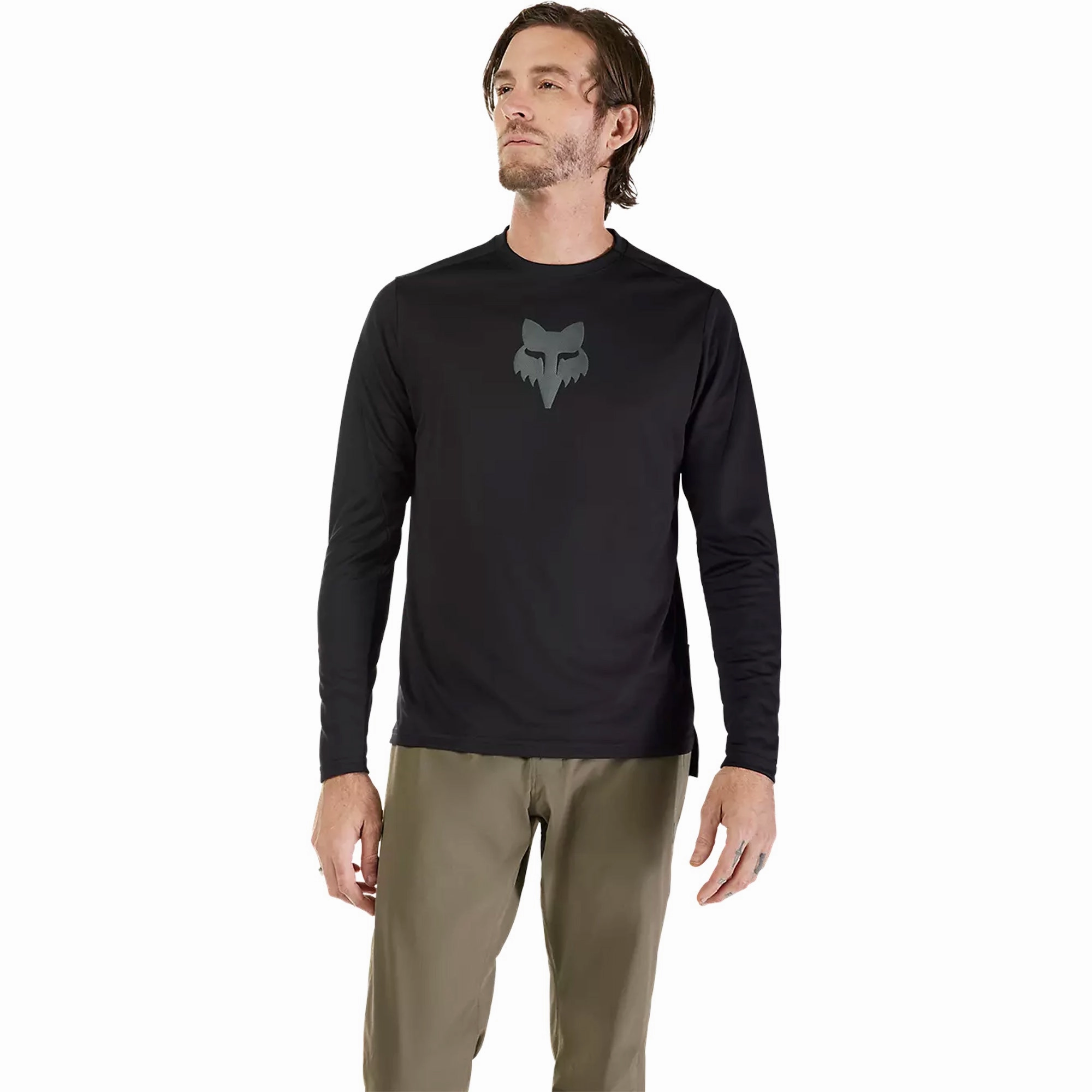 Fox Ranger Fox Head long sleeves jersey - Black