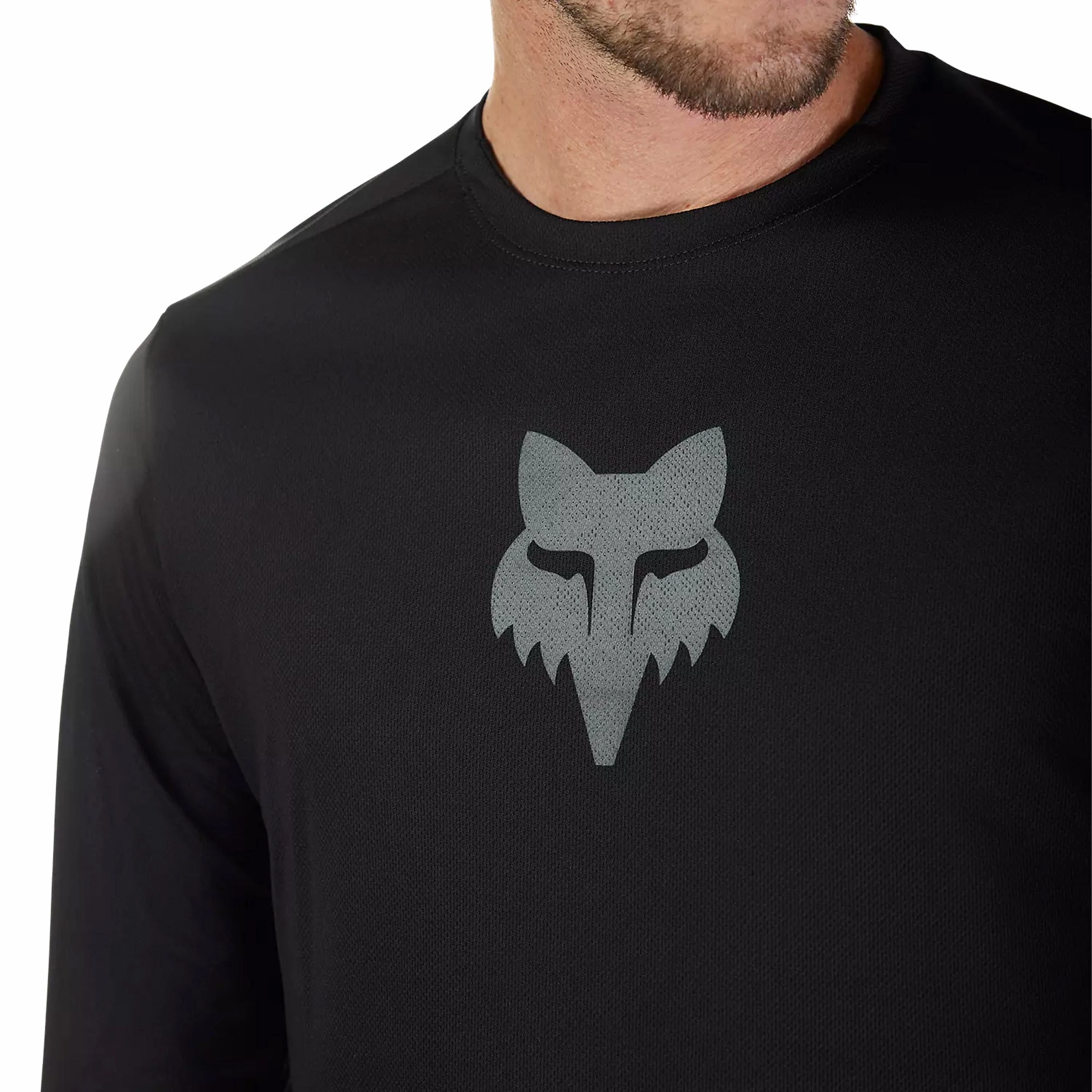 Fox Ranger Fox Head long sleeves jersey - Black